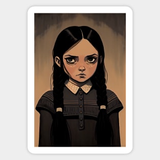 Wednesday Addams Sticker